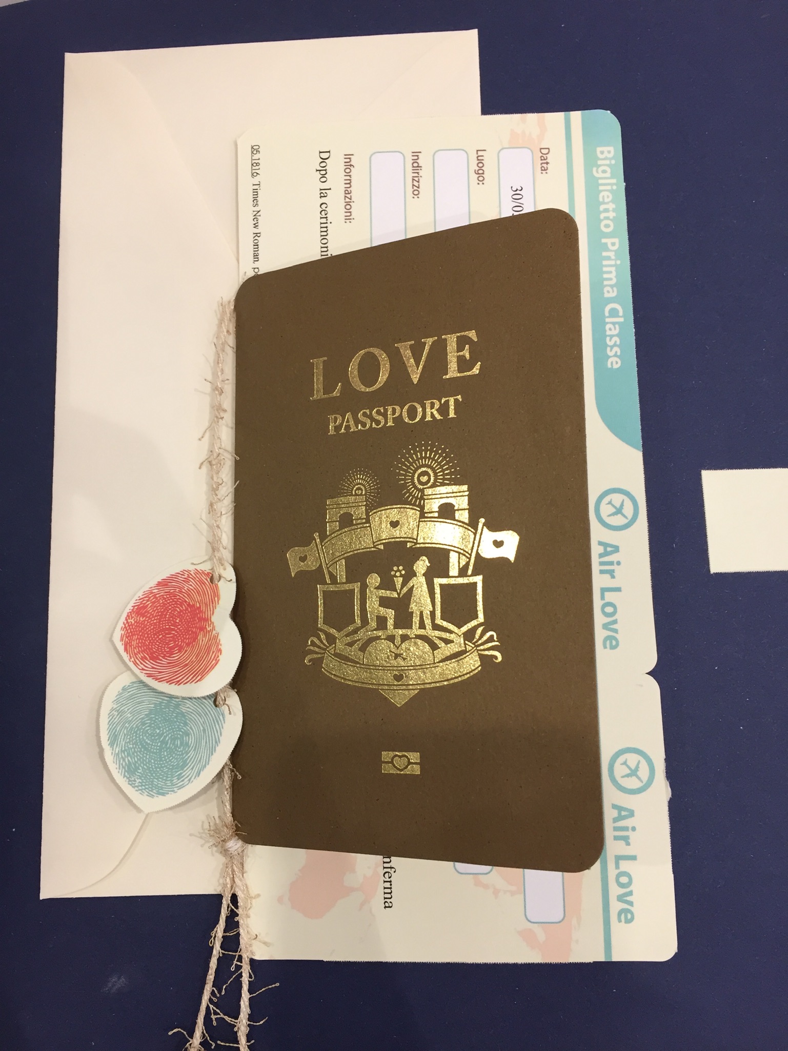 partecipazione passaporto tema viaggio